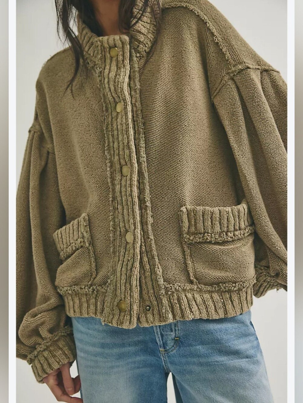 Free People Oversized Cardigan